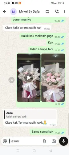 Testimonial Buket Bunga solo