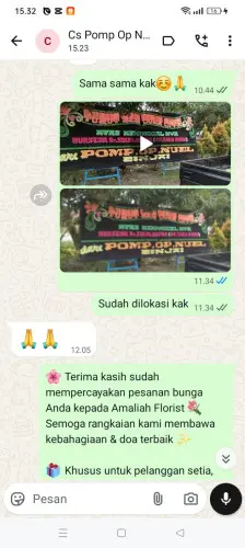 Testimonial Papan Bunga solo